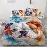 King Size Nevresim Takımı, Pug Nevresim Takımı, Fermuarlı Kapamalı Yatak Seti, Aldults Çocuklar Için Yumuşak Hipoalerjenik Mikrofiber Yorgan Kılıfı 23