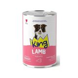 King Sos Içinde Et Parçaçıklı Kuzu Etl Yetişkin Köpek Maması 400 gr