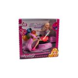 King Toys Bebek Motosikletli Oyuncak Bebek - Pembe