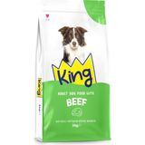 King Yetişkin Köpekler için Biftekli Köpek Maması 3 Kg