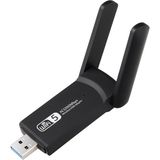 KingBoos Dual Band Wifi 5 AC1200 Mbps Wireless Speed USB 3.0 Adaptör Kablosuz Çift Anten Uzun Menzilli Wifi Alıcı