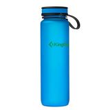 KingCamp 1000 ml spor su şişesi, çevre dostu, Tritan, BPA içermez, plastik, kamp, yürüyüş, yoga, cim için (mavi)