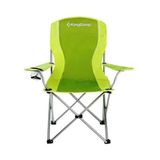 KingCamp 6456 Ecorce Tube Marron Polyester Yeşil Katlanır Kamp Sandalyesi