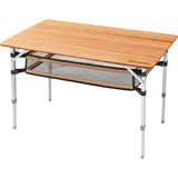 KingCamp Bamboo Plus Alüminyum L Katlanır Kamp Masası - Standart