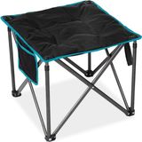 KingCamp Cozy Stool Plus Black Ultra Konforlu Destekli Katlanır Tabure