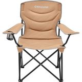 Kingcamp Juniper Ultra Konforlu & Takviyeli Kamp Sandalyesi Khaki - 95 × 58 × 46/99 cm