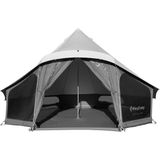 Kingcamp Khan Lıght 400 Premium 4-6 Kişilik Glamping Çadır - Gri
