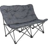 KingCamp Lemon Lux Double Grey Ultra Konforlu Katlanır Çift Kişilik Kamp Sandalyesi