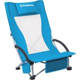 KingCamp Lilac High Comfort Blue Katlanır Plaj ve Dinlenme Sandalyesi