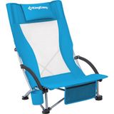 KingCamp Lilac High Comfort Plaj ve Dinlenme Sandalyesi Blue