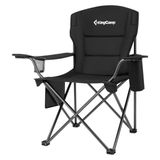 KingCamp Lotus XL Cool Ice Black Ultra Konforlu & Takviyeli Kamp Sandalyesi