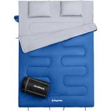 KingCamp Oxygen 250-D Blue Çift Kişilik Yastıklı Uyku Tulumu - Standart