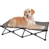 Kingcamp Pets Sedum L Katlanır Köpek Yatağı - 132 x 68 x 29 - Siyah