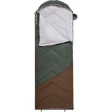 KingCamp Radar Green & Brown 250 Deluxe -3°c Tek Kişilik Uyku Tulumu - Yeşil - Kahverengi - Standart