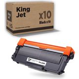 Kingjet Brother Uyumlu TN-2355 Yüksek Kapasiteli (10'lu Paket) Muadil Toner | MFC-L2700DW - Siyah Mono