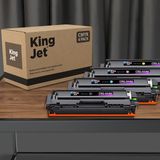 Kingjet Canon Uyumlu CRG-054H Yüksek Kapasiteli 4 Renk (Takım) Çipli Muadil Toneri | MF640C - Renkli - 0,35 - 1,10 kg