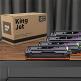 Kingjet Canon Uyumlu CRG-718 Standart Kapasiteli 4 Renk (Takım) Çipli Muadil Toneri | MF8360CDN - Renkli - 0,35 - 1,10 kg