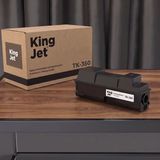 Kingjet Kyocera Uyumlu TK-350 Standart Kapasiteli (Tekli) Çipli Muadil Toner | FS-3040MFP+ - Black - 0,35 - 1,10 kg