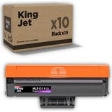 Kingjet Samsung Uyumlu MLT-D111S Standart Kapasiteli (10'lu Paket) Çipli Muadil Toneri | M2070 - Black - 0,35 - 1,10 kg