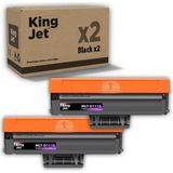 Kingjet Samsung Uyumlu MLT-D111S Standart Kapasiteli (2'li Paket) Çipli Muadil Toneri | Xpress M2070 - Black - 0,35 - 1,10 kg