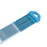 KingLan 10 adet 1 mm x 175 mm yeşil uçlu saf tungsten elektrot peruk kaynağı için