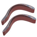 KingLan 10 adet 40 ila 1000 granülasyon 40 mm x 740 mm zımpara bandı, açılı taşlama makinesi için, bant zımpara sabitleme-#1000