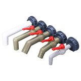 KingLan Plastik IBC Tank Adaptörü S60 x 6 Bahçe Hortumu Musluk Bağlantısı Su Tankı Hortumu Yedek Bağlantı 1/2" 3/4" 1" Tip C - # 3