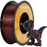 Kingroon Çift Renk Silk PLA Filament - Siyah - Kırmızı
