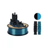 Kingroon Çift Renk Siyah - Mavi PLA Silk Filament 1.75 mm 1000gr
