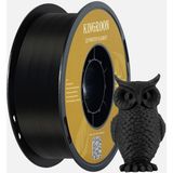 Kingroon PLA Filament - Derin Siyah (Deep Black) - 1 Kg - Kusursuz Yüzey & Tam Örtücülük