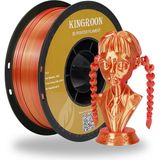 Kingroon Pla Silk Çift Renk Filament Altın-Kımızı 1.75 MM 1 Kg