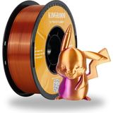 Kingroon Pla Silk Çift Renk Filament Altın-Mor 1.75 MM 1 Kg