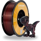 Kingroon Pla Silk Çift Renk Filament Kırmızı-Siyah 1.75 MM 1 Kg