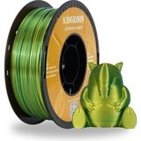 Kingroon Pla Silk Çift Renk Filament Yeşil-Sarı -1.75 MM 1 Kg