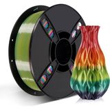 Kingroon Rainbow PLA Silk Filament - Gökkuşağı Şekeri - 1.75 - 1kg - Renkli