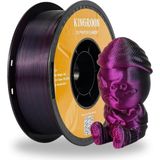 Kingroon Silk Üç Renk (Tri-Color) Pla Filament Altın-Fuşya-Siyah High Speed (600MM/S) - Bambu Lab ve K1 Uyumlu - 1.75MM 1 kg - Altın - Fuşya - Siyah