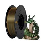 Kingroon Üç Renk Silk PLA Filament - Altın - Siyah - Yeşil