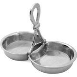 King's Pewter Gümüş Renk Kalay Tuzluk Biberlik - Standart