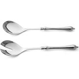 King's Pewter Kalay 2'li Salata Servis Seti - Gümüş - Standart