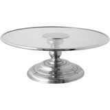 King's Pewter Kalay Ayaklı Servis 35 cm - Gümüş - Standart