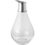 King's Pewter Kalay Detaylı Cam Karaf - Gümüş - Standart