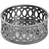 King's Pewter Kalay Şarap Şişesi Altlığı - Gümüş - Standart
