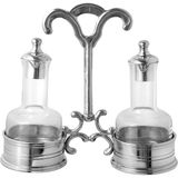 King's Pewter Kalay Yağlık ve Sirkelik - Gümüş - Standart