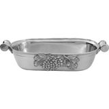 King's Pewter Meyve Desenli Kalay Çiçeklik - Gümüş - Standart