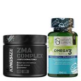 Kingsize Nutrition ZMA Complex 100 Tablet + Nature's Supreme Omega 3 1000 Mg 100 Kapsül Kombinasyonu