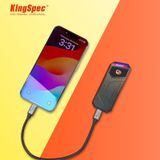 Kingspec Z5 Taşınabilir Ssd 1Tb, 2090Mb/S Metal Rgb Kasa Usb-C