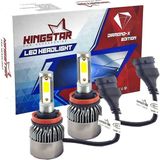Kingstar Diamond-X Hb4 9006 Beyaz LED Xenon Şimşek Etkili Far Ampül 8000 Lümen - Yok