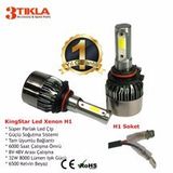 KingStar H3 Beyaz Led Xenon Şimşek Etkili Far Ampül 8000 Lümen