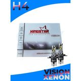 Kingstar H4 | LED Xenon Far Ampulü | 12.000 Lumen | 20W | Canbus | Çift Devre | 3 Tırnaklı | (Araç & Motosiklet Uyumlu)