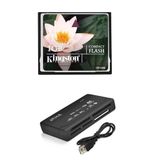 Kingston 1 Gb Compact Flash Hafıza Kartı +Usb 2.0 Kart Okuyucu